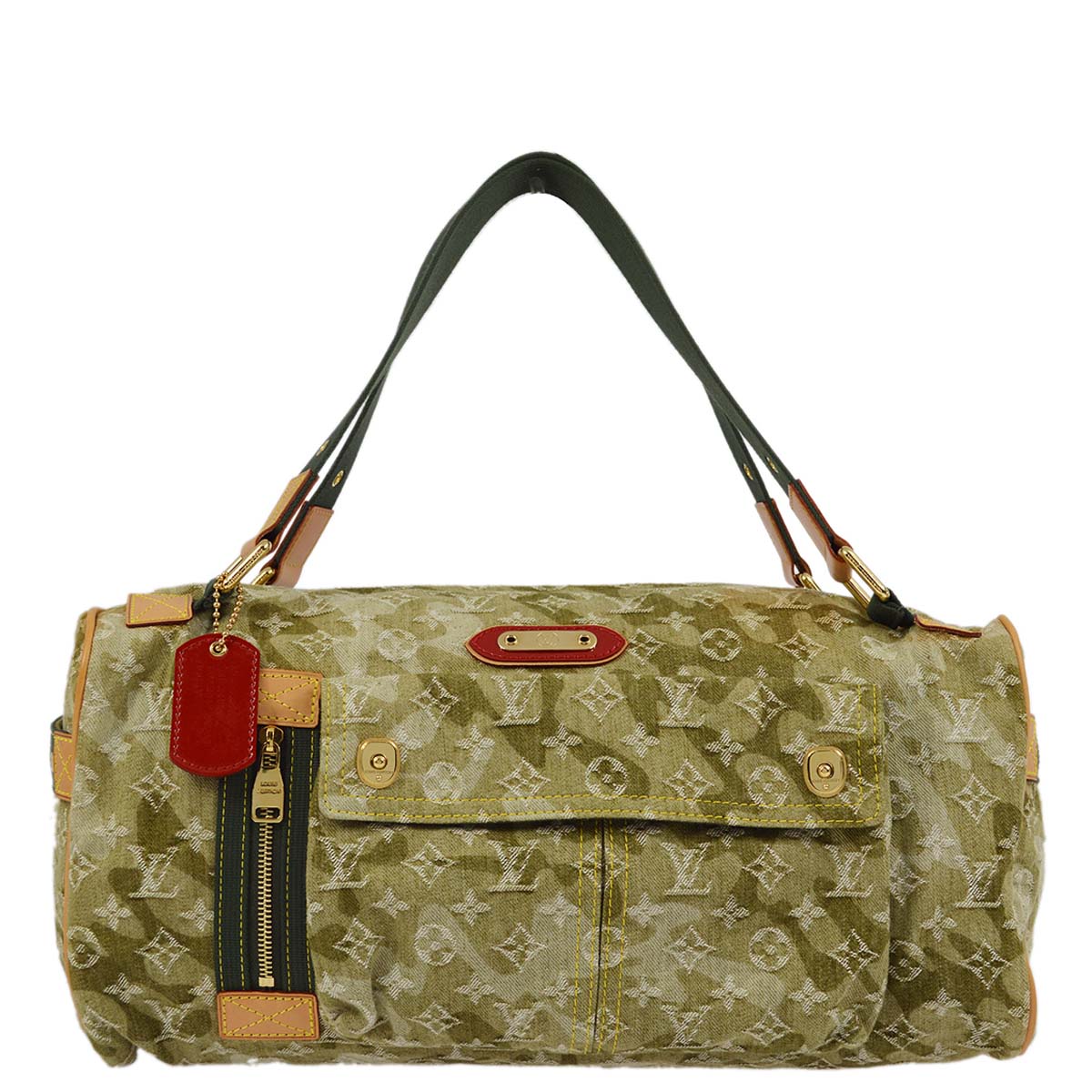 Louis Vuitton Green Monogramouflage Denim Lys Shoulder Bag M95771