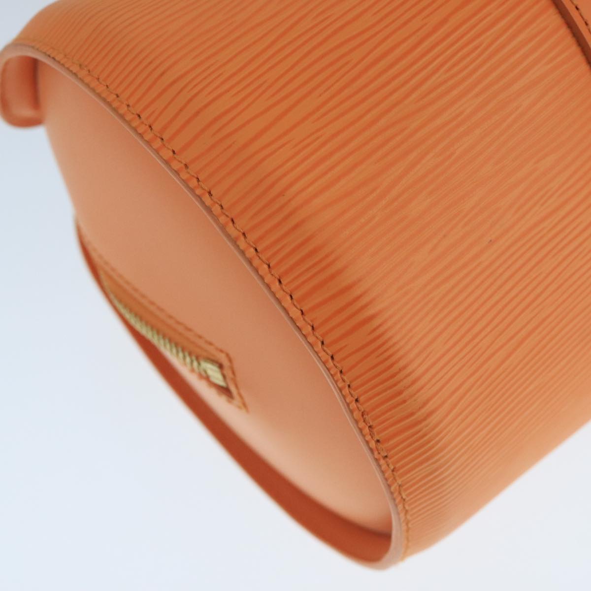 LOUIS VUITTON Epi Soufflot Hand Bag Orange Mandarin M5222H LV 104445A