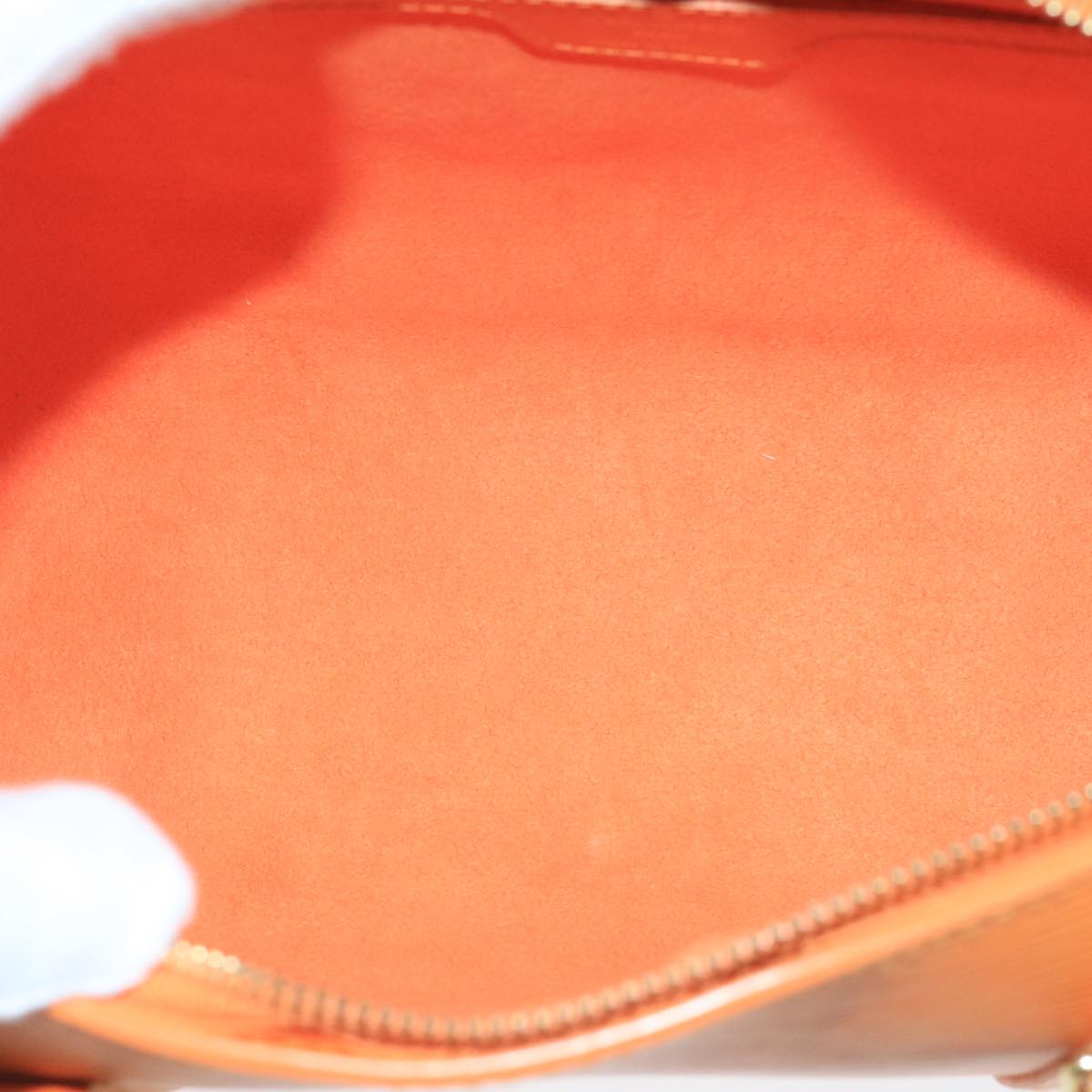 LOUIS VUITTON Epi Soufflot Hand Bag Orange Mandarin M5222H LV 104445A
