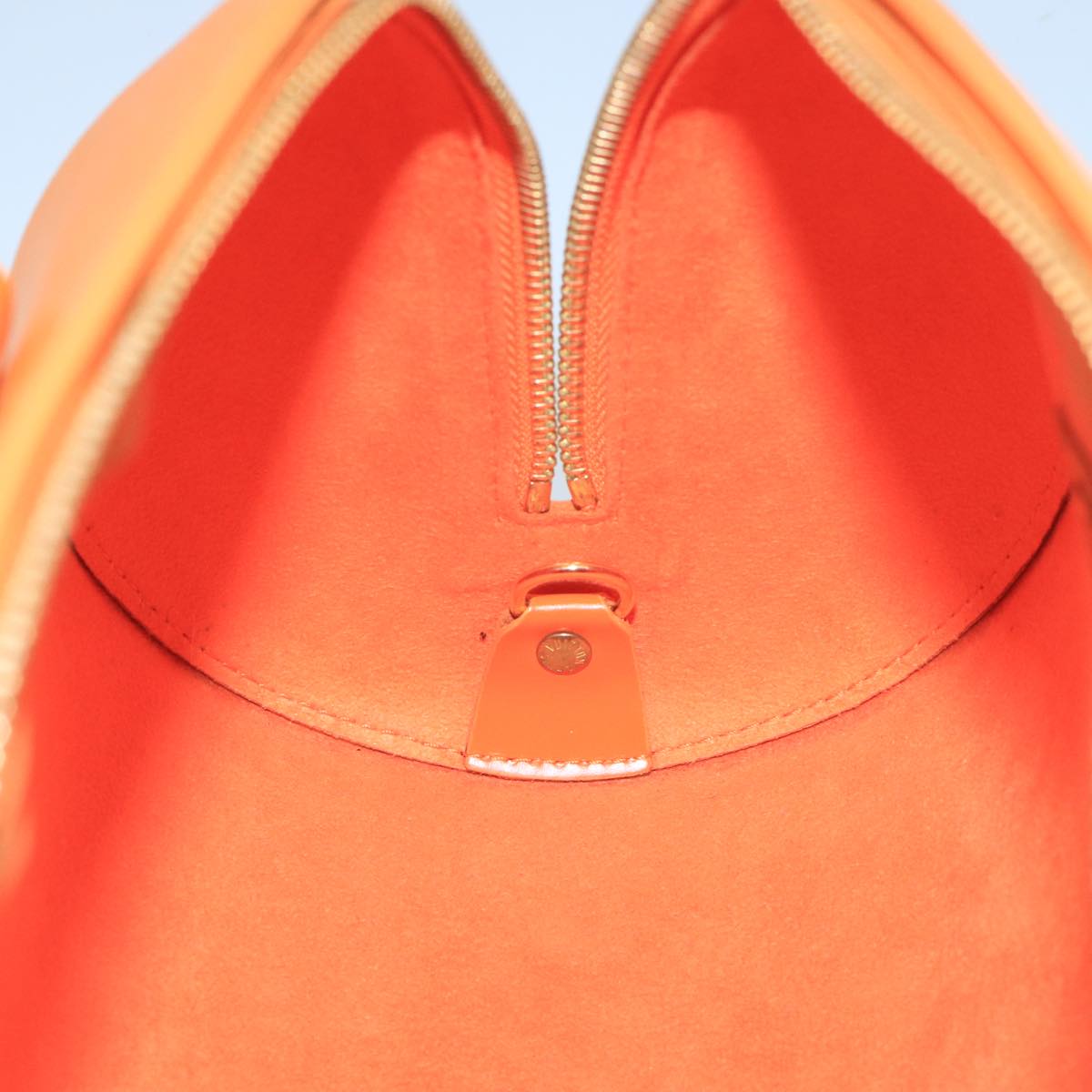LOUIS VUITTON Epi Soufflot Hand Bag Orange Mandarin M5222H LV 104445A