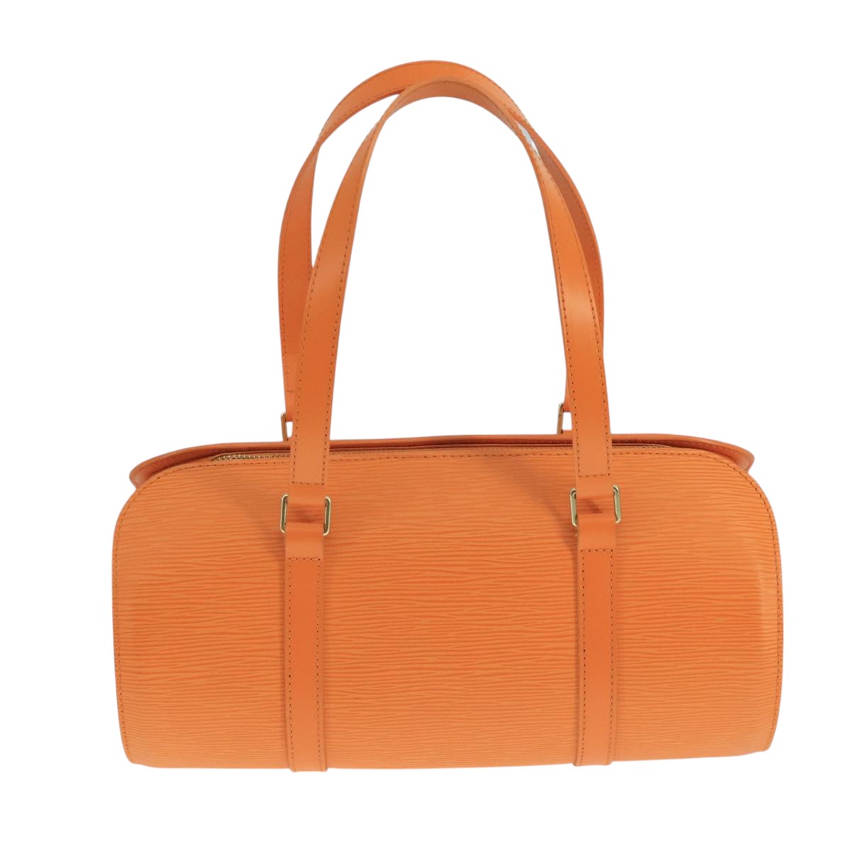 LOUIS VUITTON Epi Soufflot Hand Bag Orange Mandarin M5222H LV 104445A