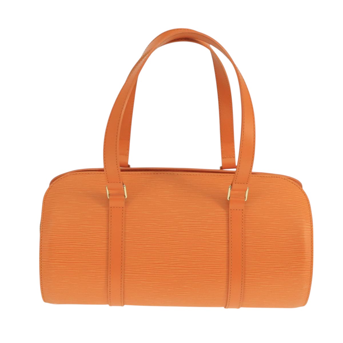 LOUIS VUITTON Epi Soufflot Hand Bag Orange Mandarin M5222H LV 104445A