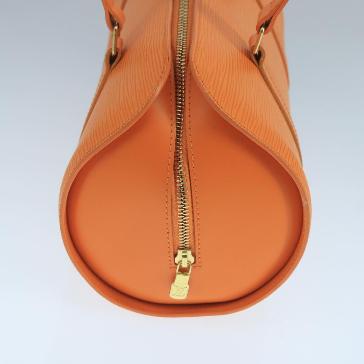 LOUIS VUITTON Epi Soufflot Hand Bag Orange Mandarin M5222H LV 104445A