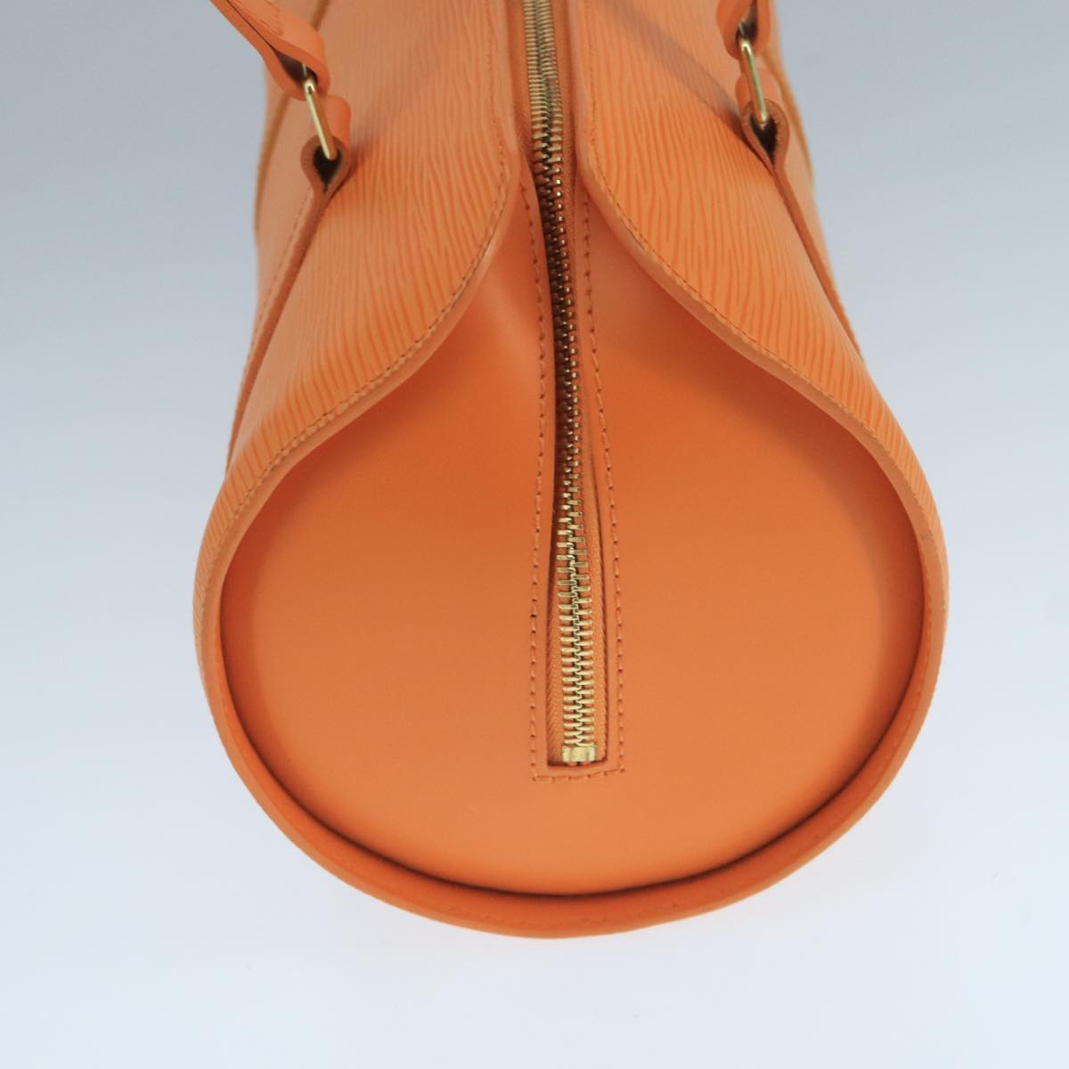 LOUIS VUITTON Epi Soufflot Hand Bag Orange Mandarin M5222H LV 104445A