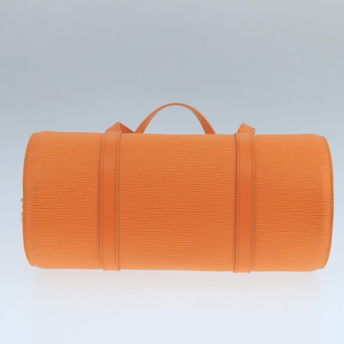 LOUIS VUITTON Epi Soufflot Hand Bag Orange Mandarin M5222H LV 104445A