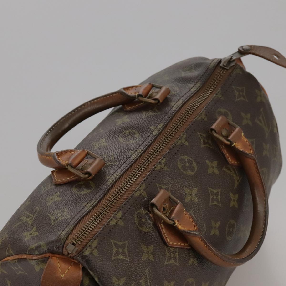 LOUIS VUITTON Monogram Speedy 30 Hand Bag Vintage M41526 LV 104536