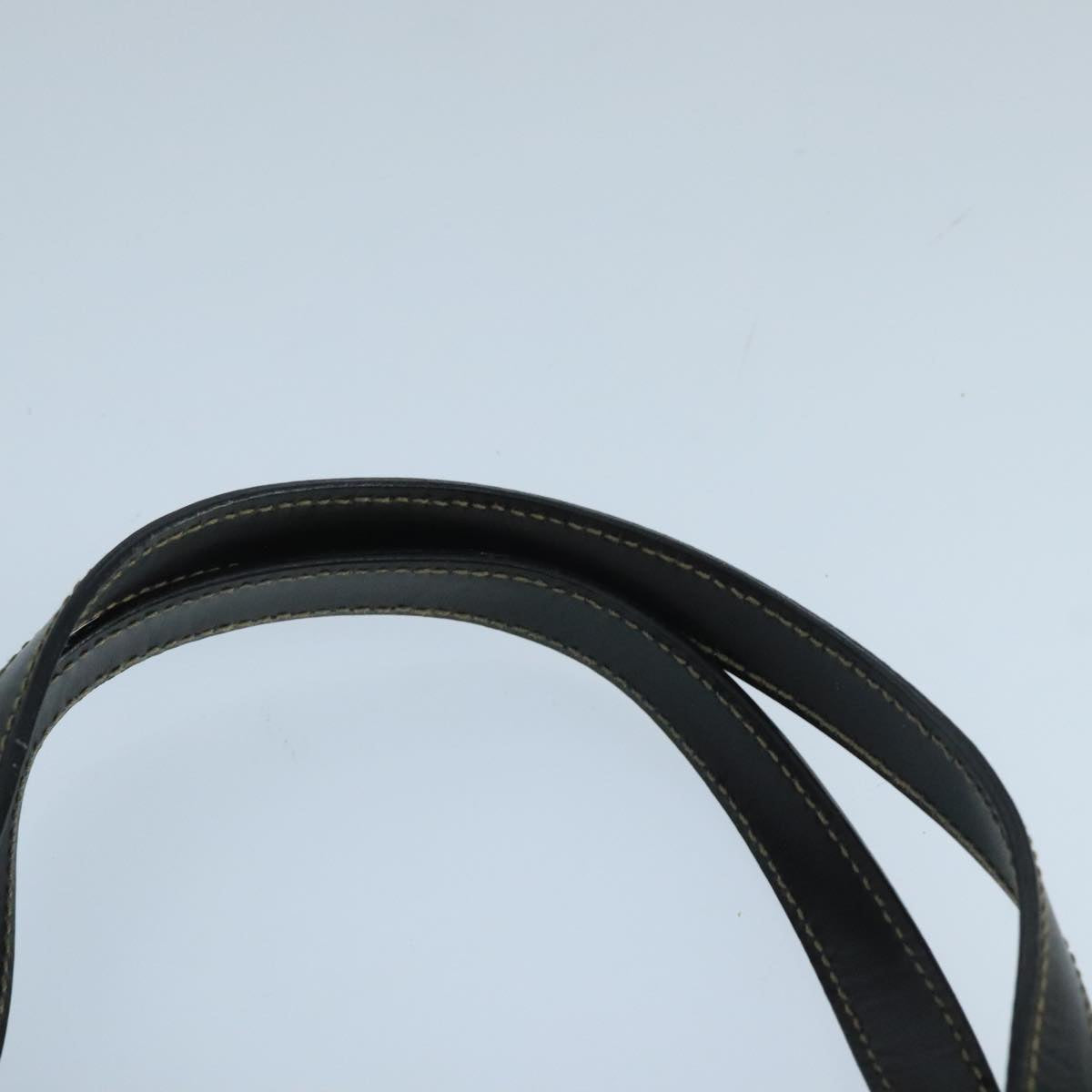 FENDI Pecan Canvas Hand Bag Brown Black 104612