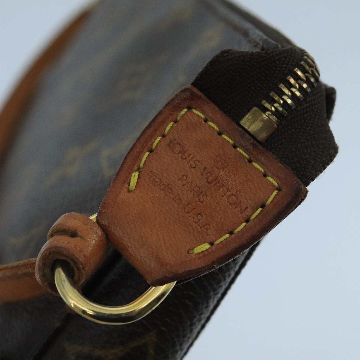LOUIS VUITTON Monogram Pochette Accessoires Pouch M51980 LV 104671
