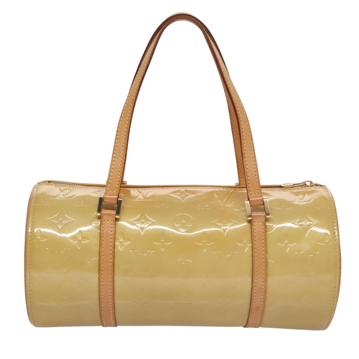LOUIS VUITTON Monogram Vernis Bedford Hand Bag Beige M91006 LV 104718