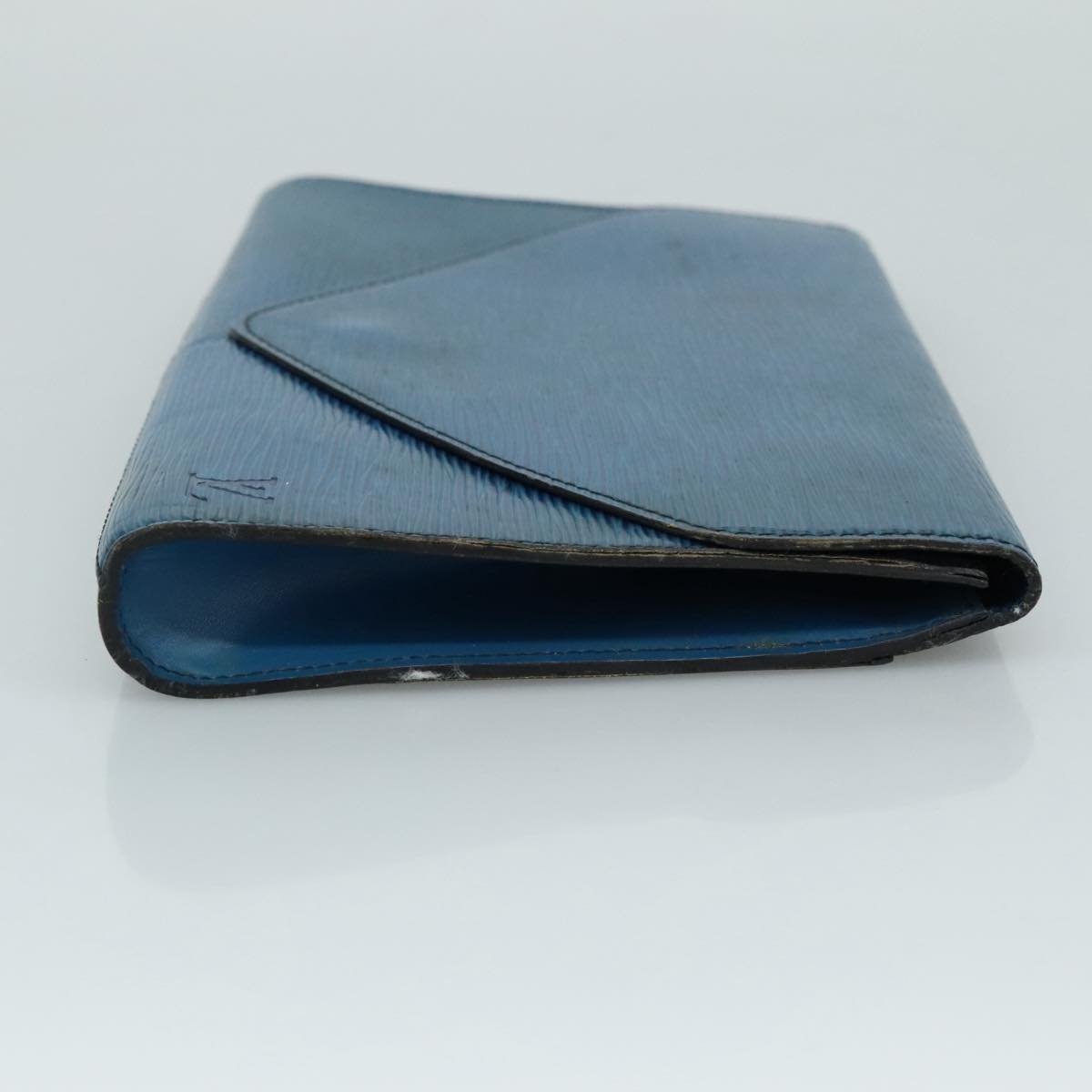 LOUIS VUITTON Epi Art Deco 27 Clutch Bag Blue LV 104728