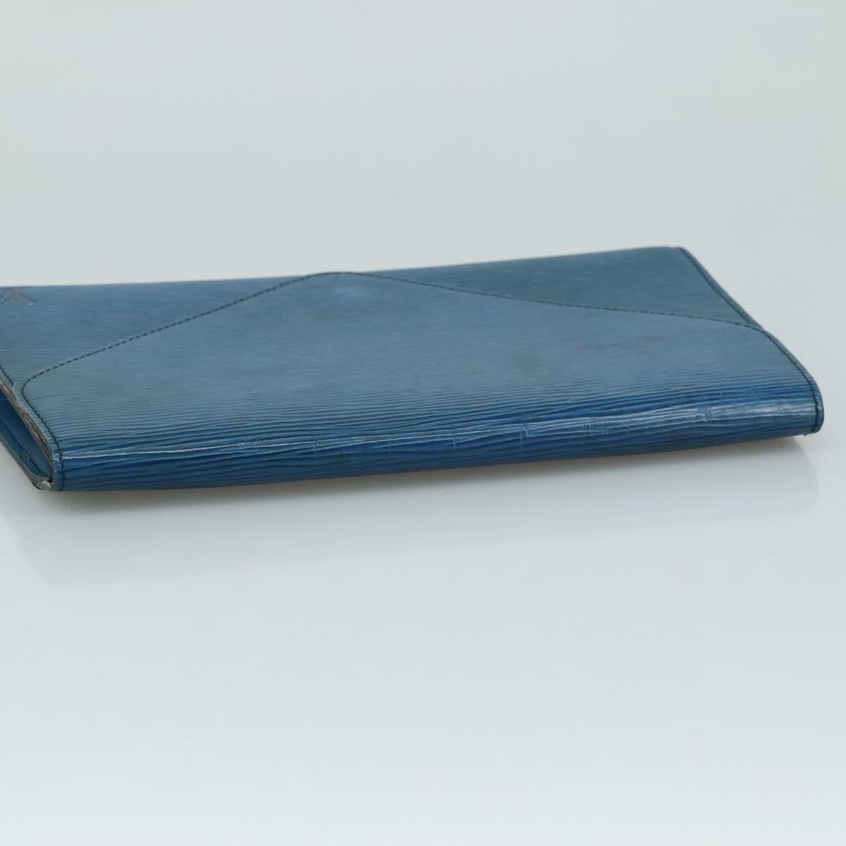 LOUIS VUITTON Epi Art Deco 27 Clutch Bag Blue LV 104728