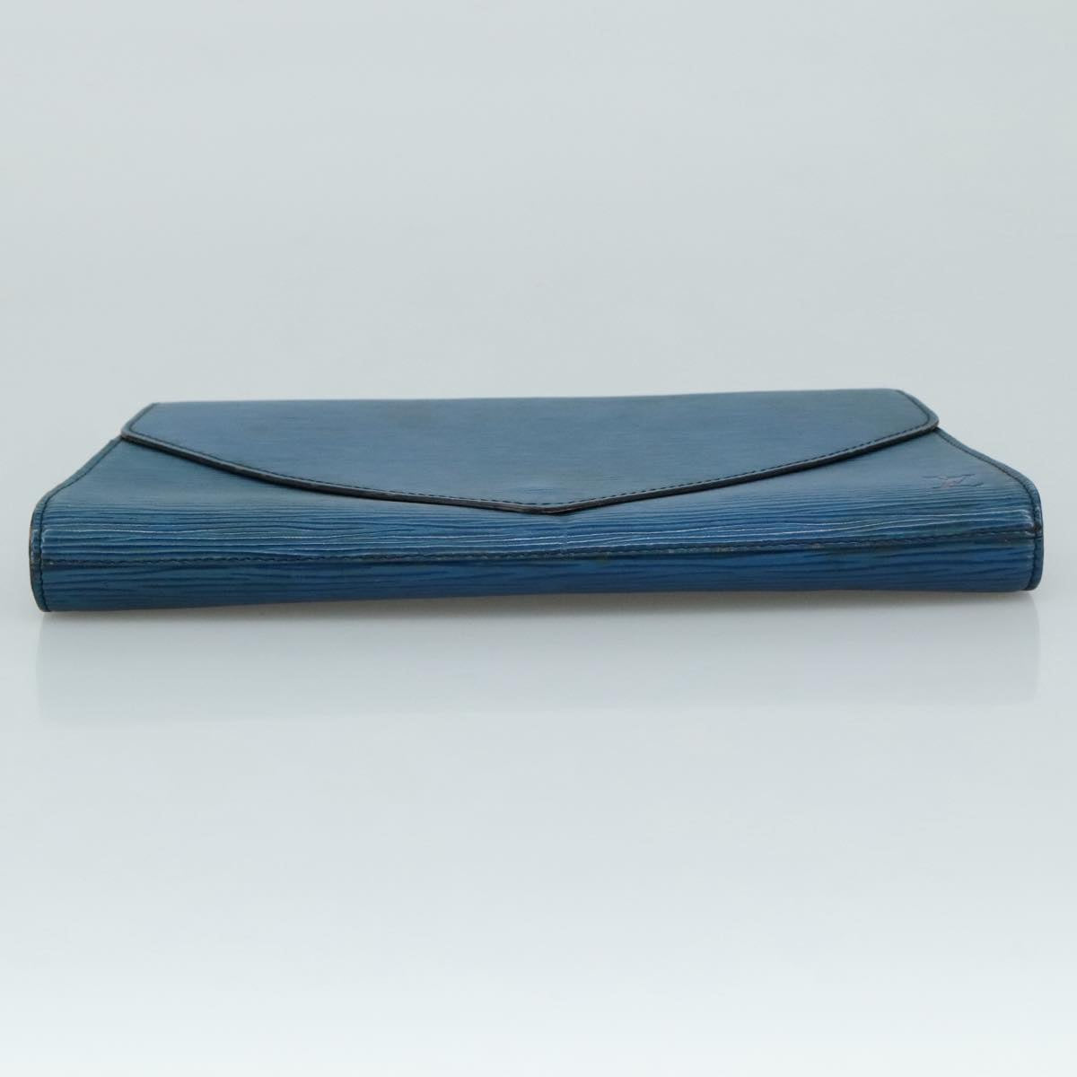 LOUIS VUITTON Epi Art Deco 27 Clutch Bag Blue LV 104728