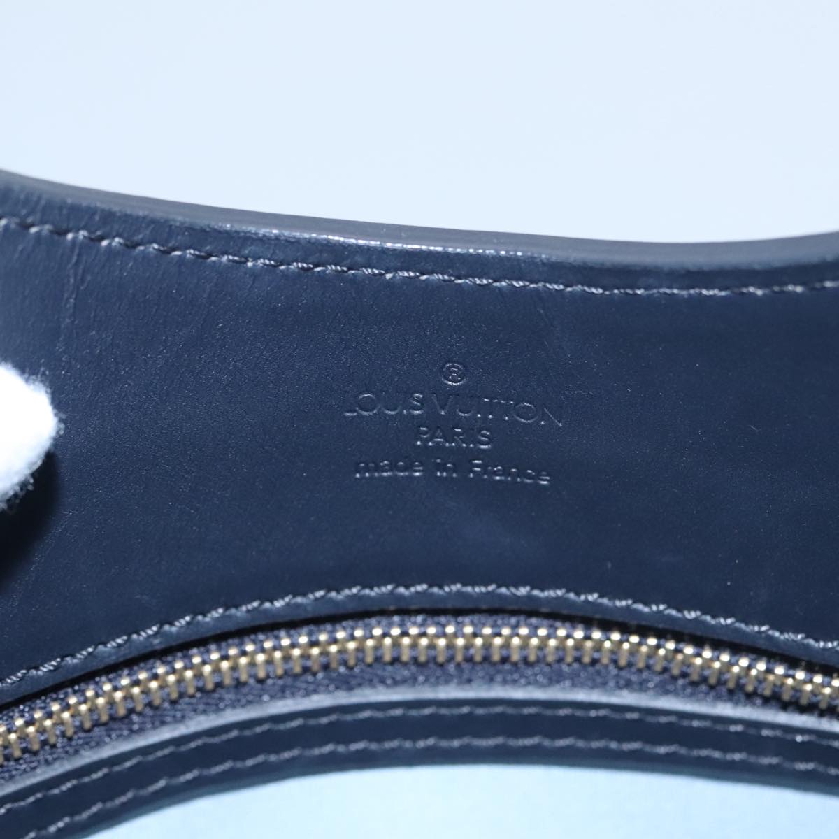 LOUIS VUITTON Monogram Mini Sac Catherine Hand Bag Blue M92325 LV 104746A