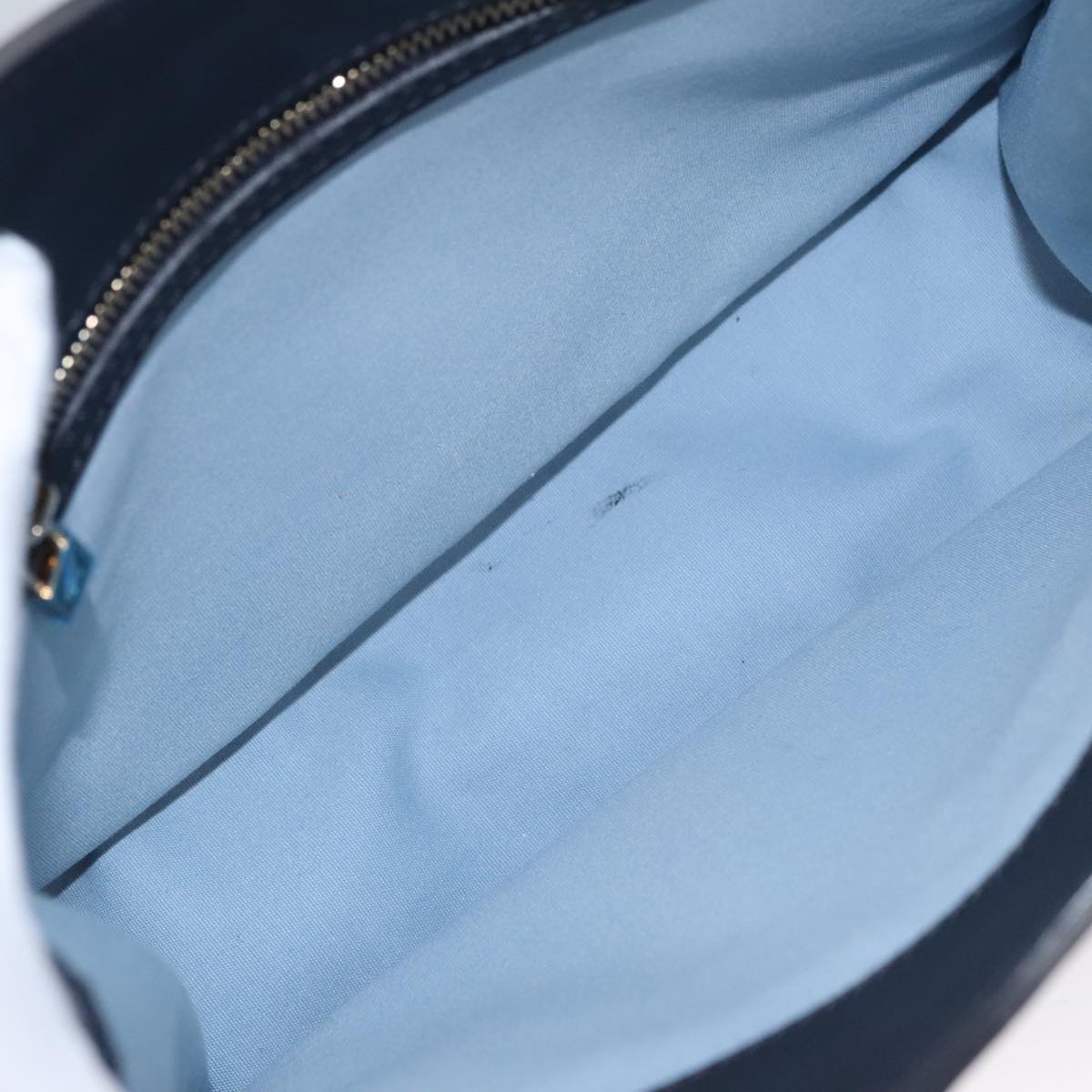LOUIS VUITTON Monogram Mini Sac Catherine Hand Bag Blue M92325 LV 104746A