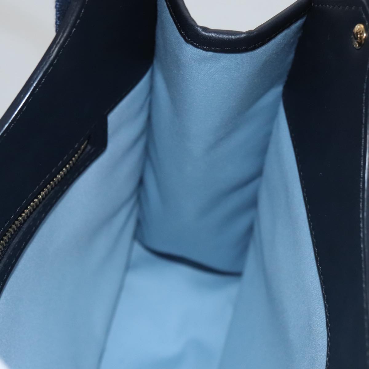 LOUIS VUITTON Monogram Mini Sac Catherine Hand Bag Blue M92325 LV 104746A