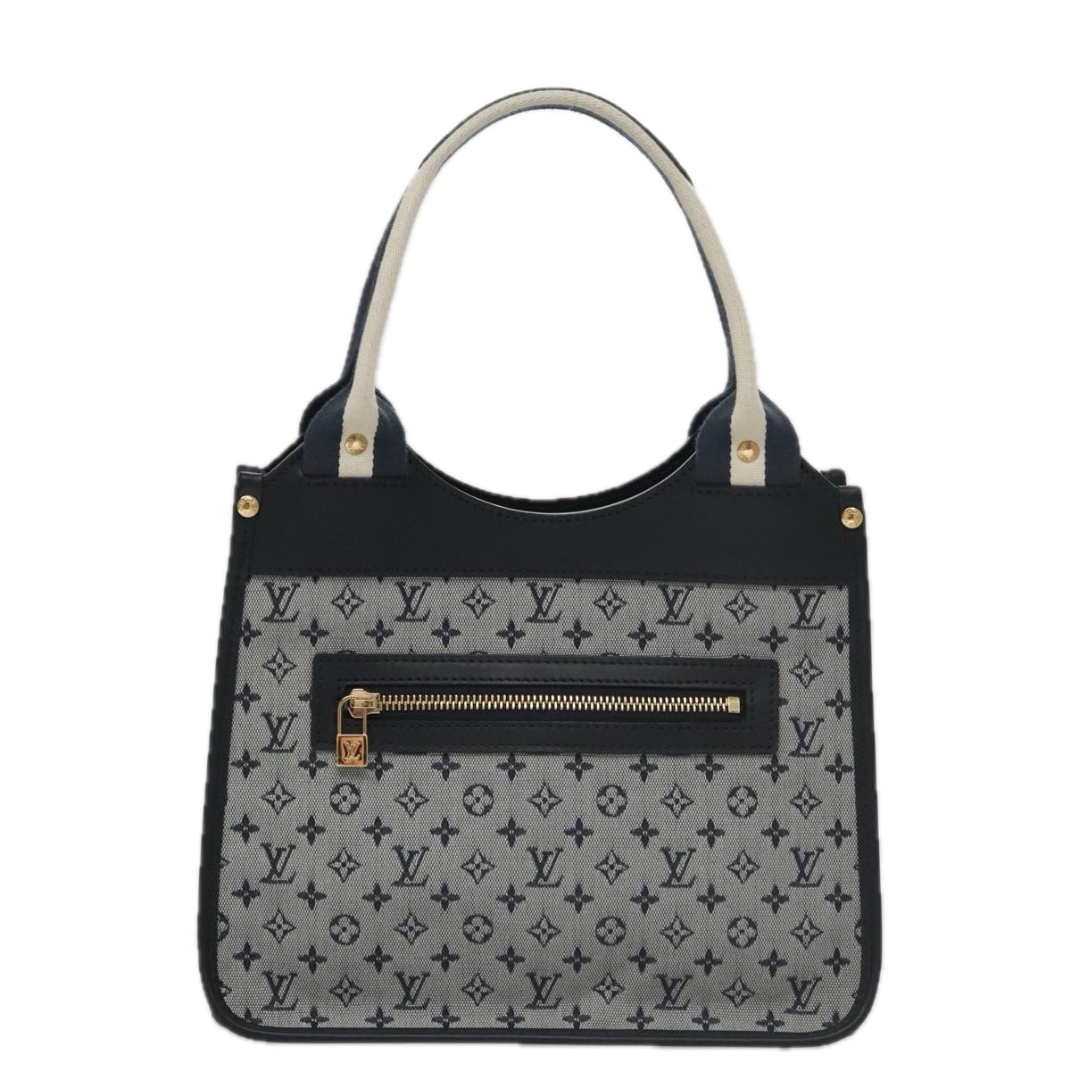 LOUIS VUITTON Monogram Mini Sac Catherine Hand Bag Blue M92325 LV 104746A