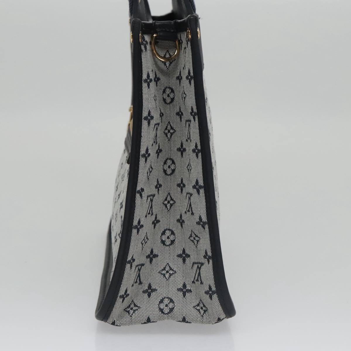 LOUIS VUITTON Monogram Mini Sac Catherine Hand Bag Blue M92325 LV 104746A