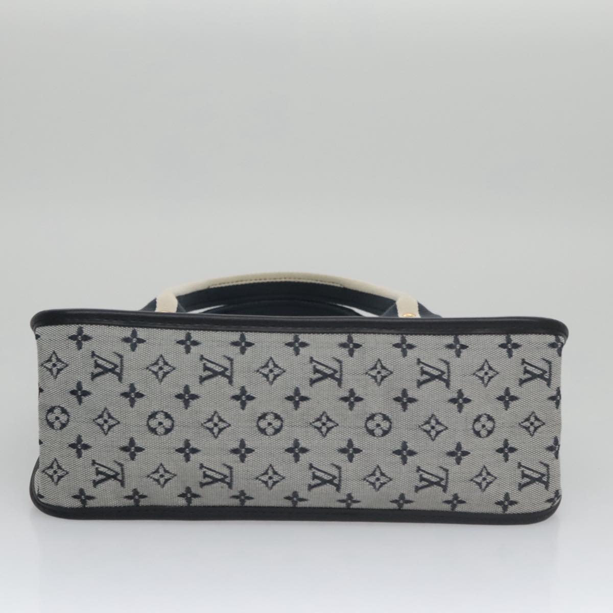 LOUIS VUITTON Monogram Mini Sac Catherine Hand Bag Blue M92325 LV 104746A