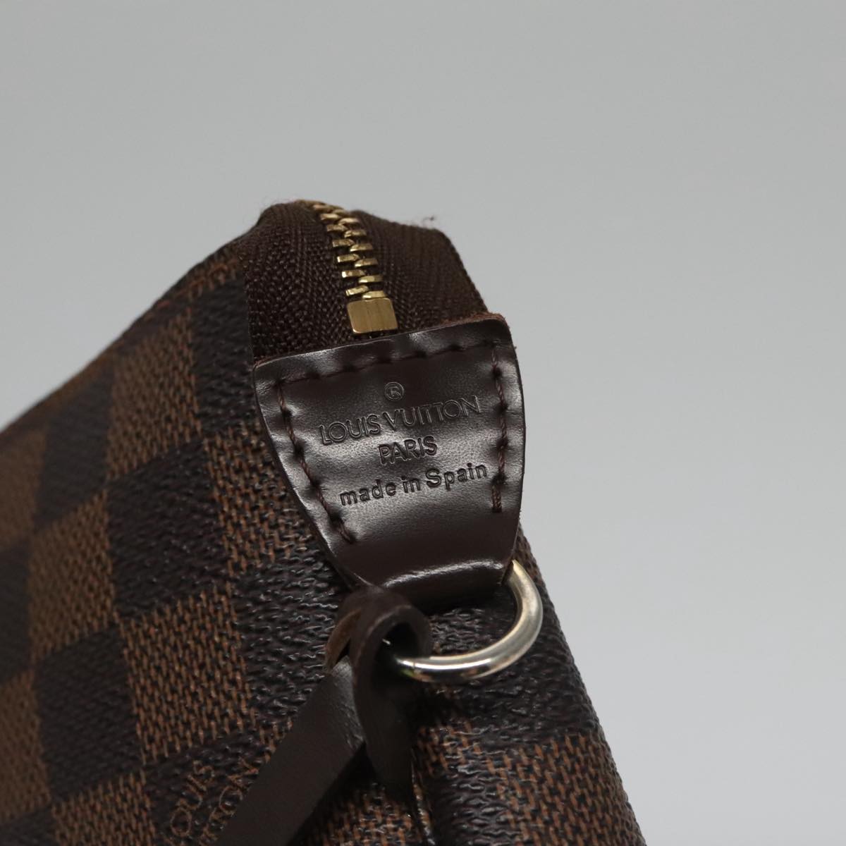 LOUIS VUITTON Damier Ebene Pochette Accessoires Pouch N41206 LV 104768