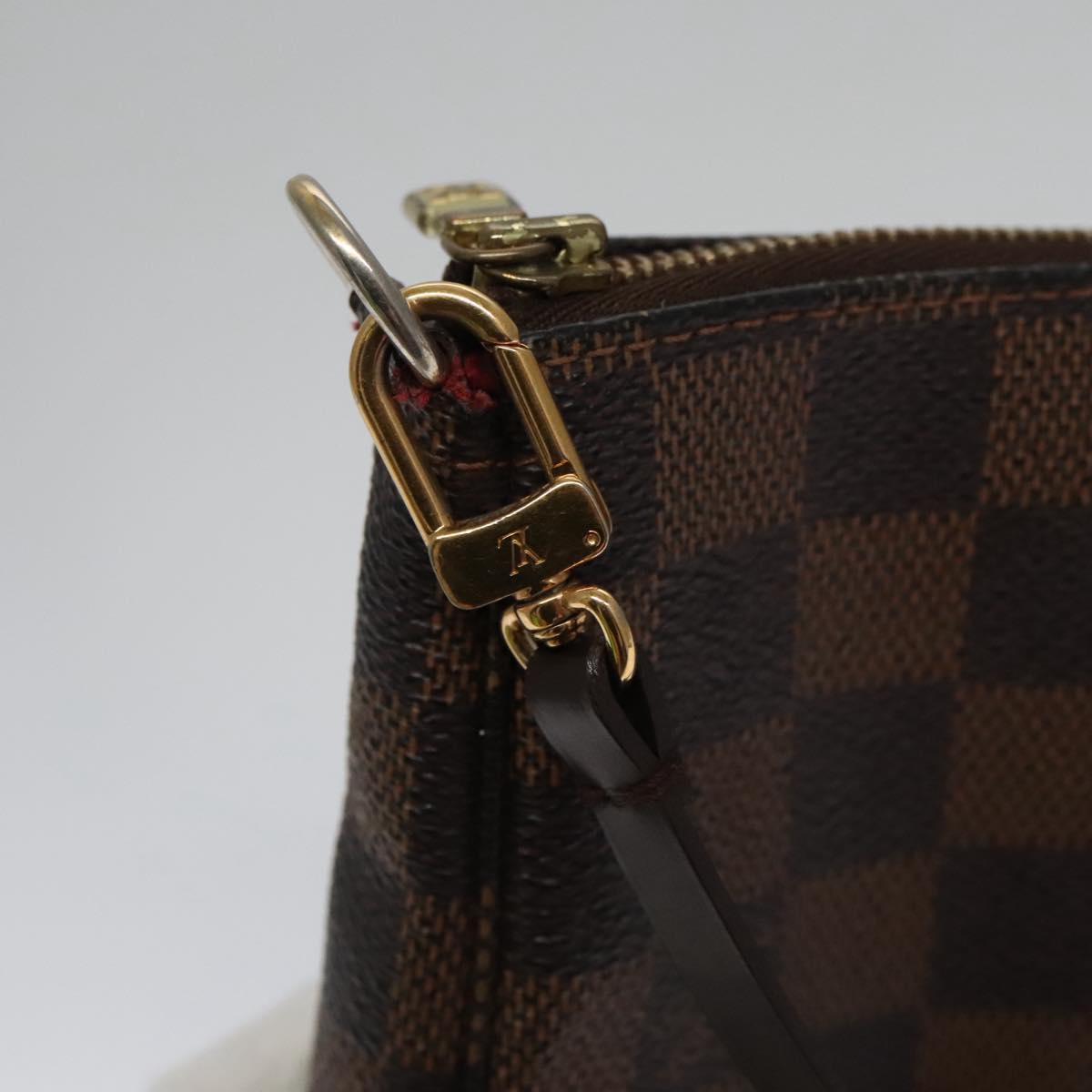 LOUIS VUITTON Damier Ebene Pochette Accessoires Pouch N41206 LV 104768