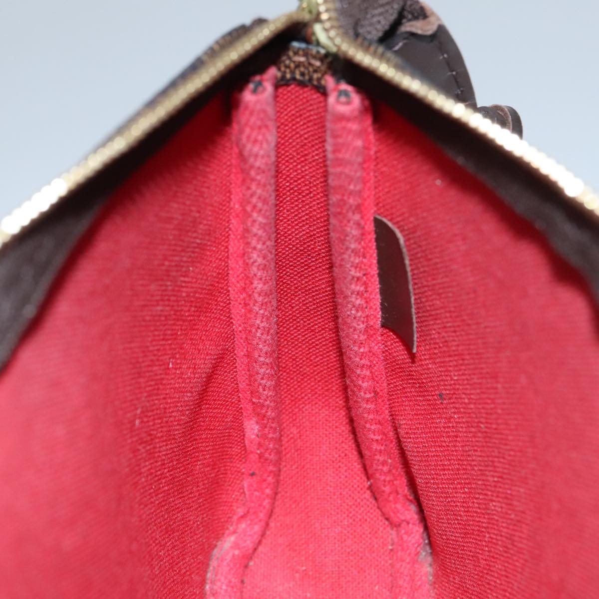LOUIS VUITTON Damier Ebene Pochette Accessoires Pouch N41206 LV 104768