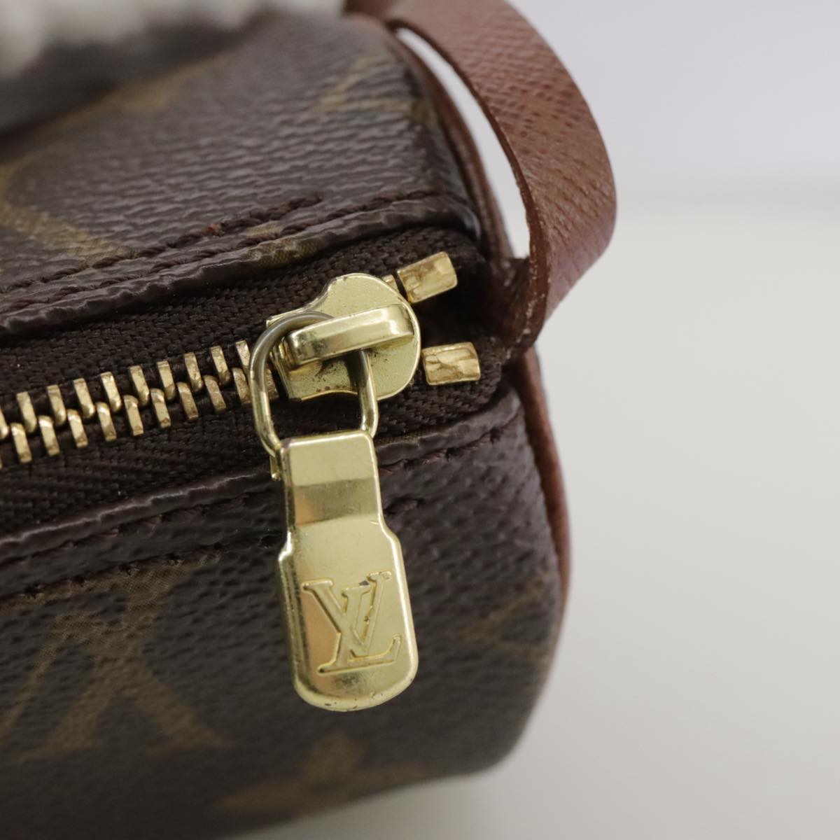 LOUIS VUITTON Monogram Papillon Pouch LV 104799