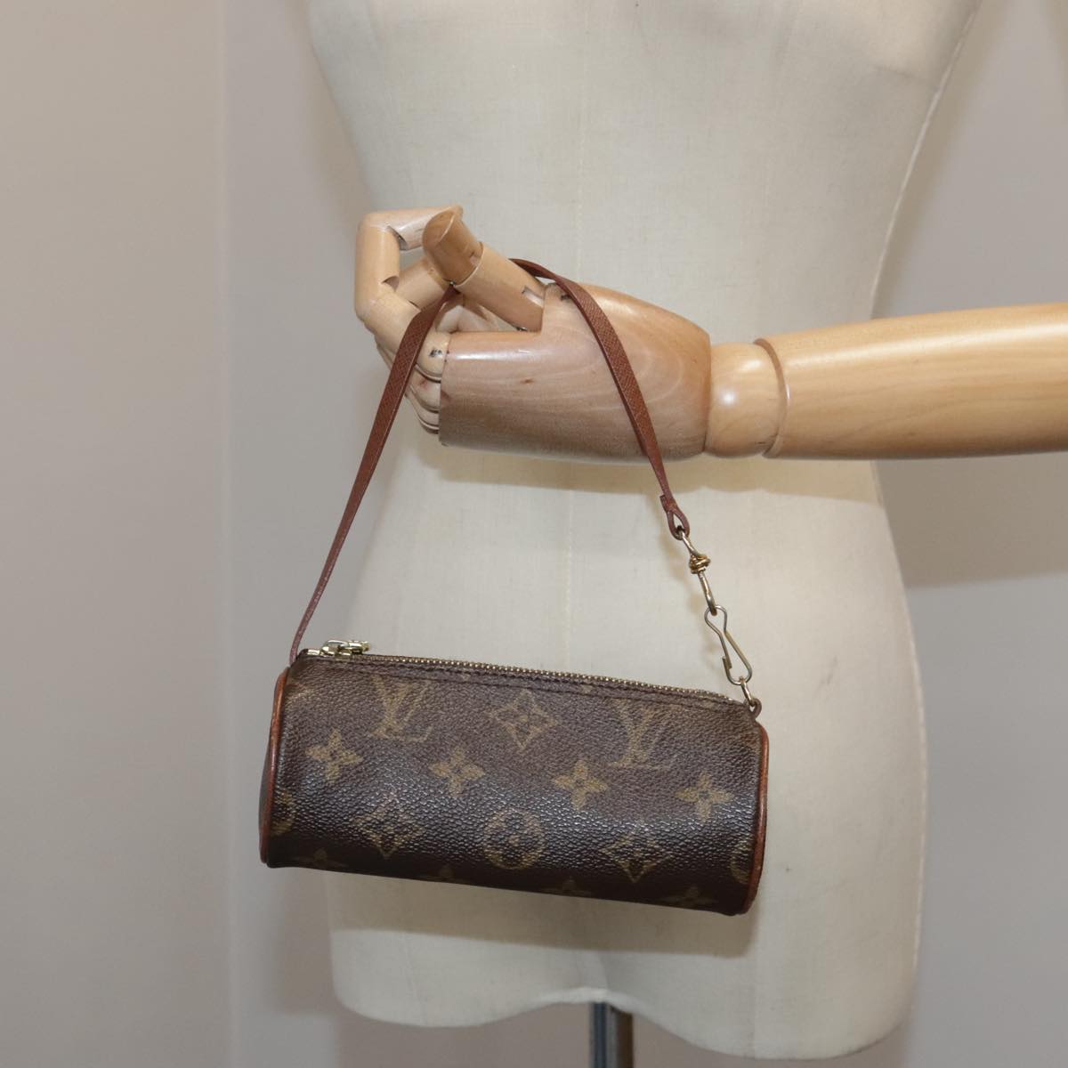 LOUIS VUITTON Monogram Papillon Pouch LV 104799