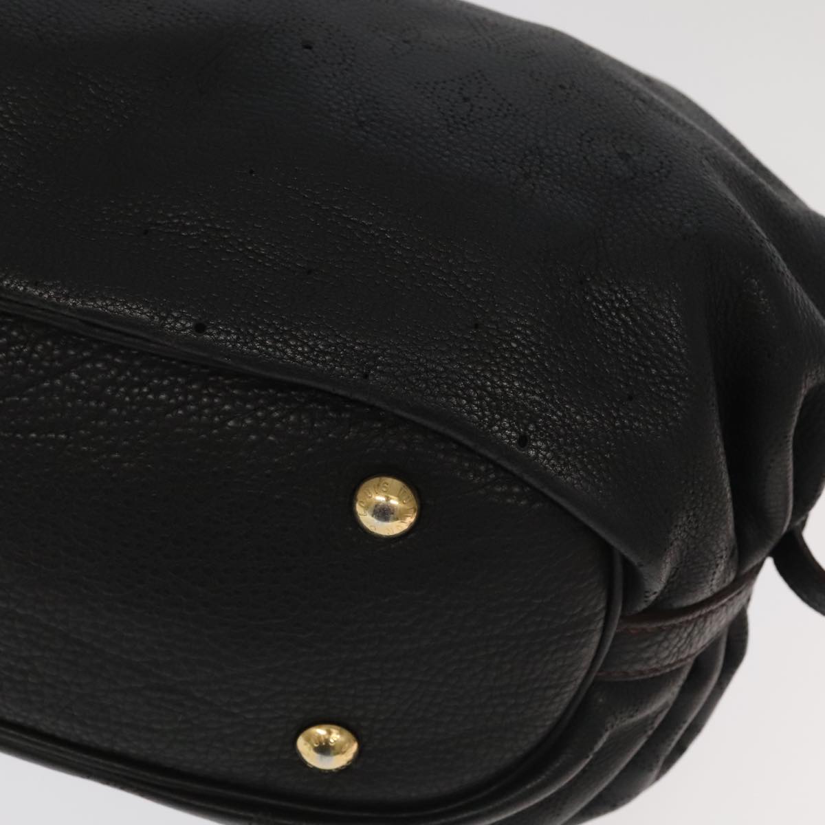 LOUIS VUITTON Monogram Mahina XS Shoulder Bag Black M95660 LV 104802