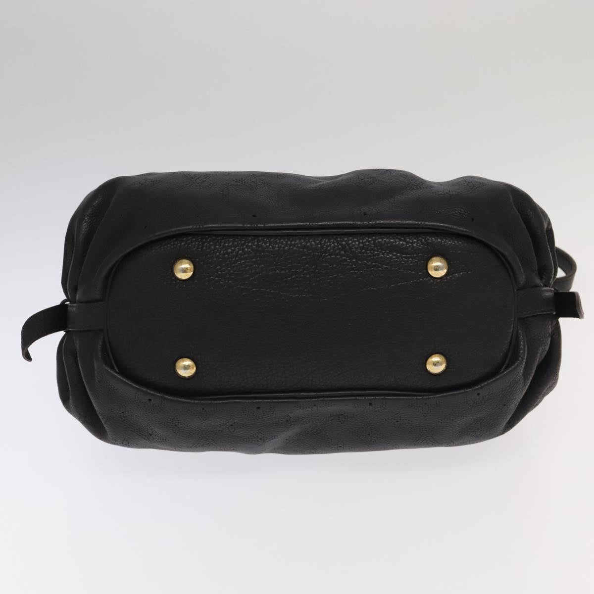 LOUIS VUITTON Monogram Mahina XS Shoulder Bag Black M95660 LV 104802