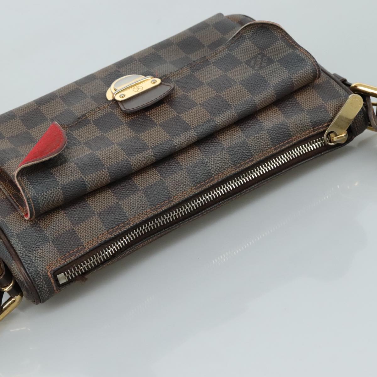 LOUIS VUITTON Damier Ebene Ravello GM Shoulder Bag N60006 LV 104805