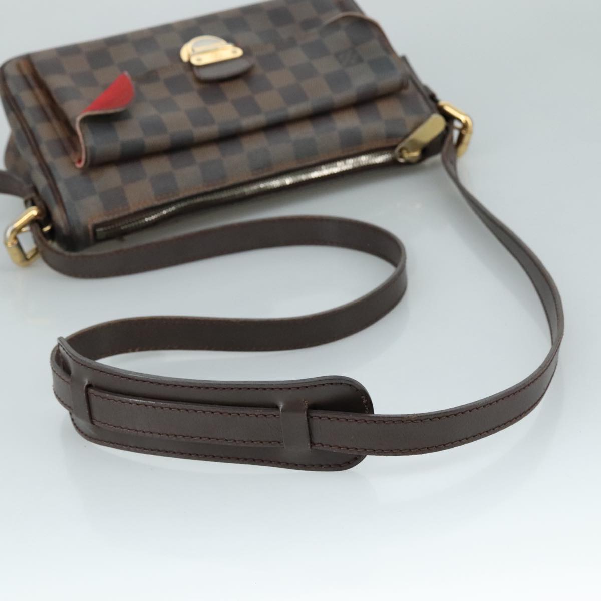 LOUIS VUITTON Damier Ebene Ravello GM Shoulder Bag N60006 LV 104805