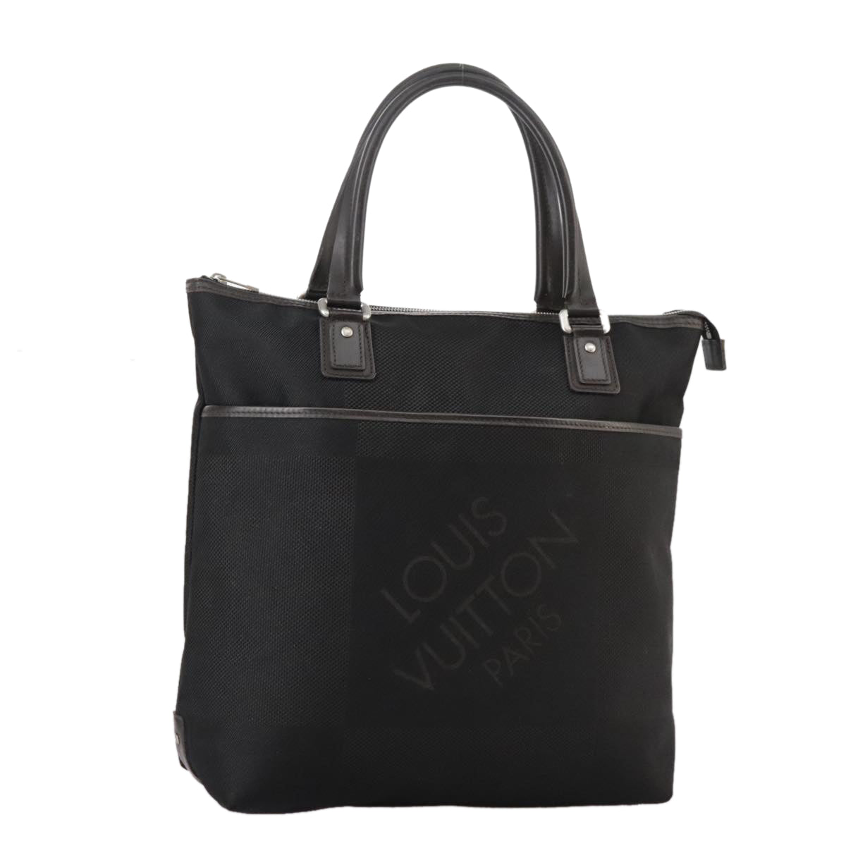 LOUIS VUITTON Damier Geant Kugar Tote Bag Black M93085 LV 104824