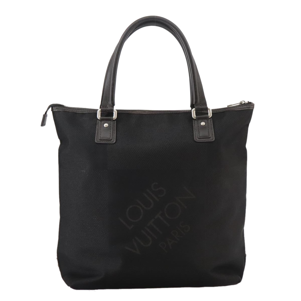 LOUIS VUITTON Damier Geant Kugar Tote Bag Black M93085 LV 104824