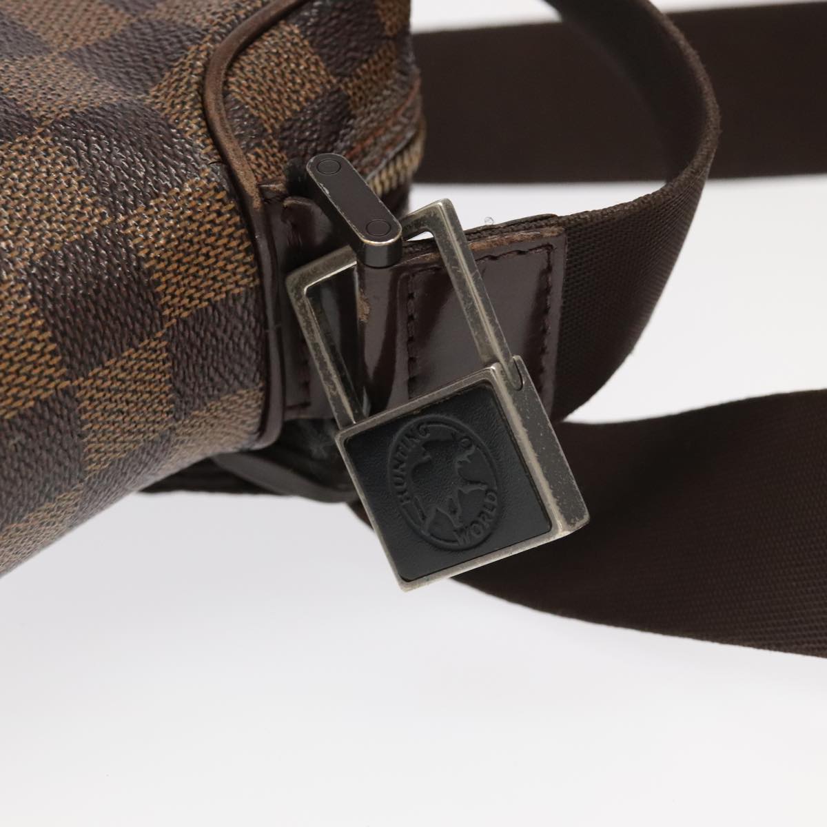 LOUIS VUITTON Damier Ebene Olaf PM Shoulder Bag N41442 LV 104827