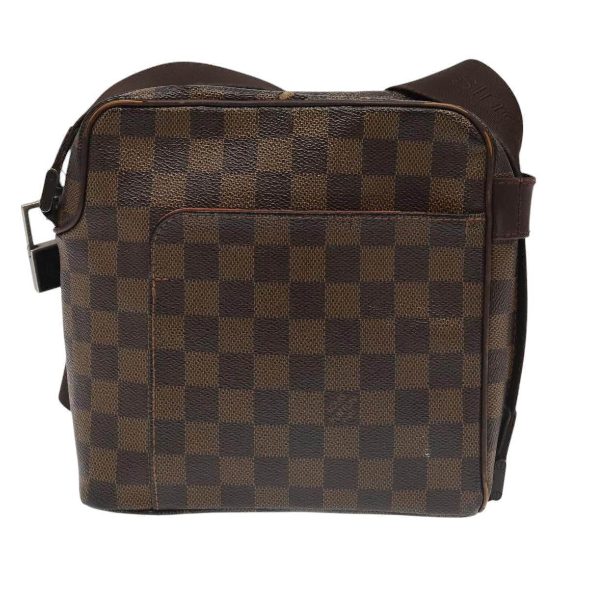 LOUIS VUITTON Damier Ebene Olaf PM Shoulder Bag N41442 LV 104827