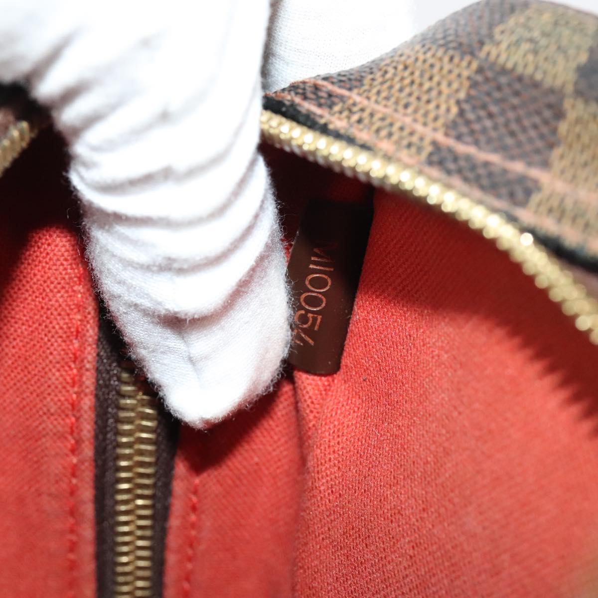 LOUIS VUITTON Damier Ebene Olaf PM Shoulder Bag N41442 LV 104827