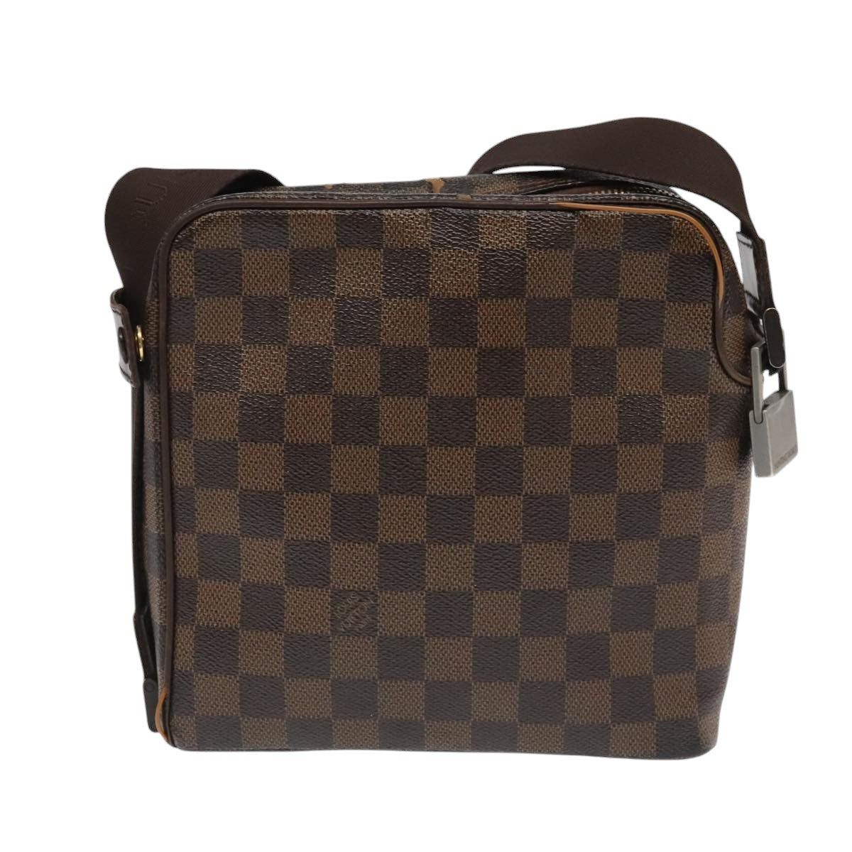 LOUIS VUITTON Damier Ebene Olaf PM Shoulder Bag N41442 LV 104827