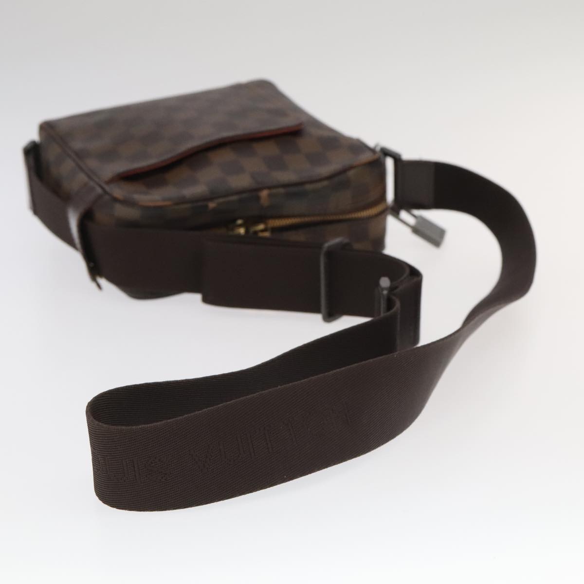 LOUIS VUITTON Damier Ebene Olaf PM Shoulder Bag N41442 LV 104827