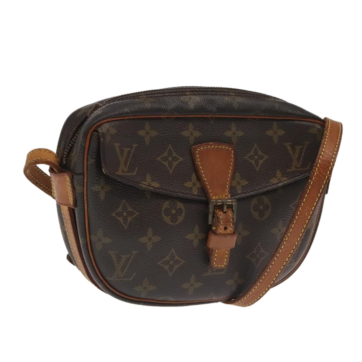 LOUIS VUITTON Monogram Jeune Fille MM Shoulder Bag M51226 LV 104877