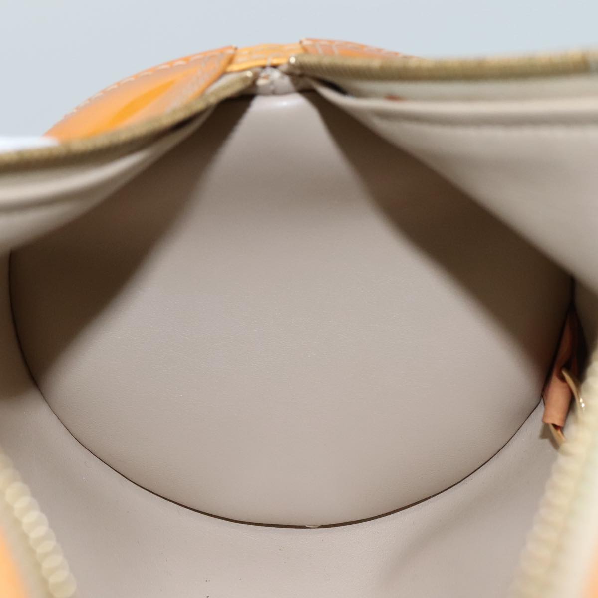 LOUIS VUITTON Monogram Vernis Bedford Hand Bag Beige M91006 LV 104879