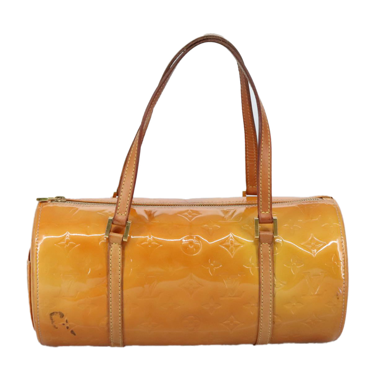 LOUIS VUITTON Monogram Vernis Bedford Hand Bag Beige M91006 LV 104879