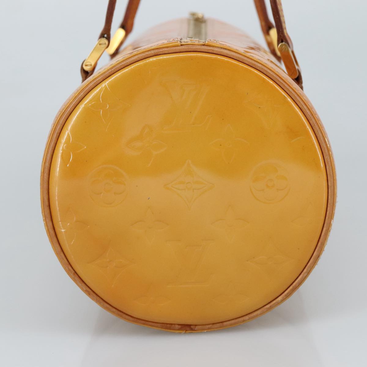 LOUIS VUITTON Monogram Vernis Bedford Hand Bag Beige M91006 LV 104879