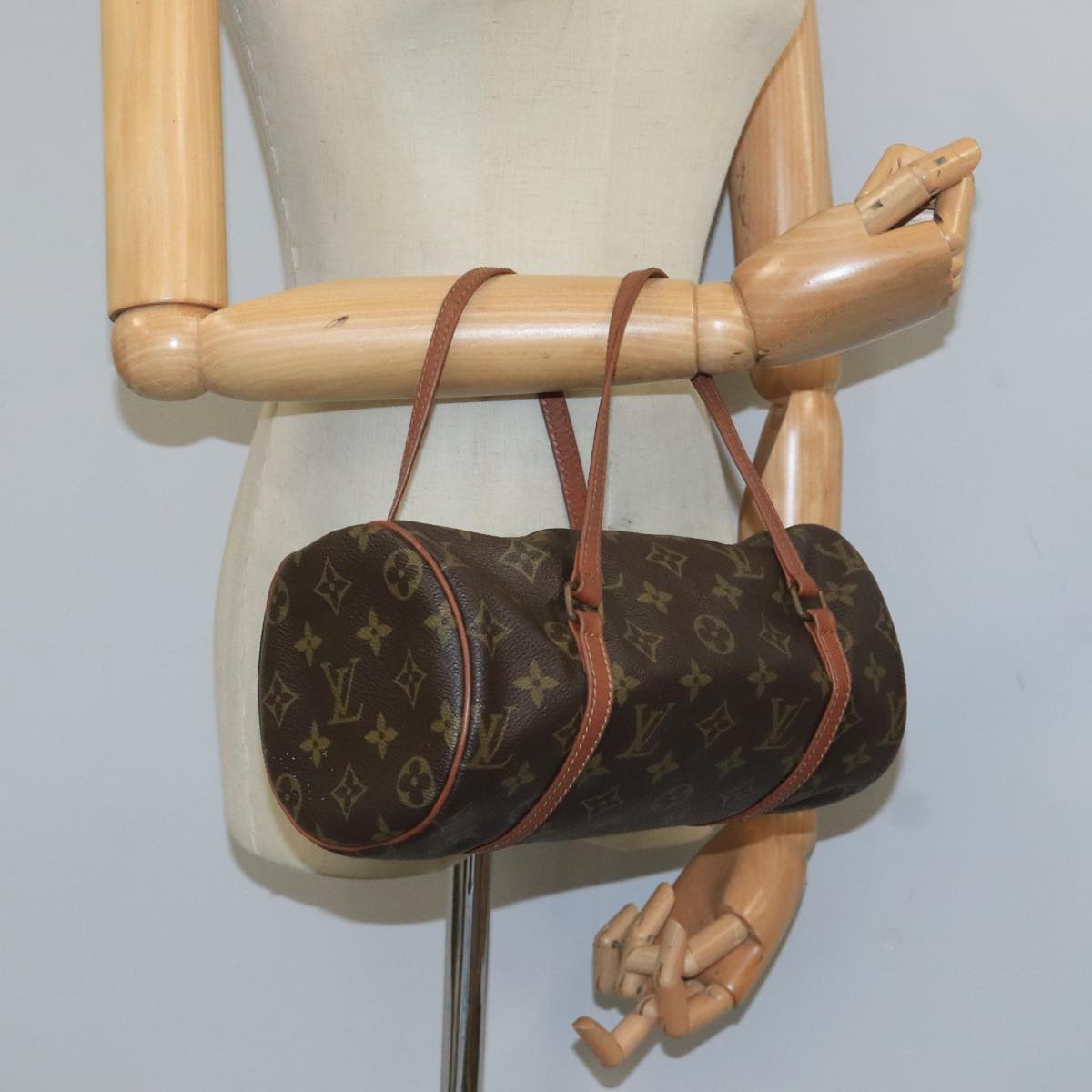 LOUIS VUITTON Monogram Papillon 26 Hand Bag M51386 LV 104890