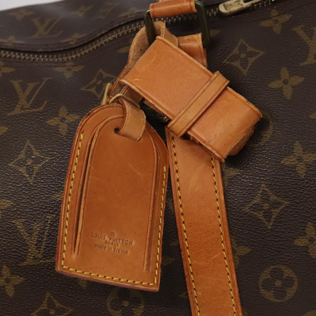 LOUIS VUITTON Monogram Keepall 60 Boston Bag M41422 LV 104892