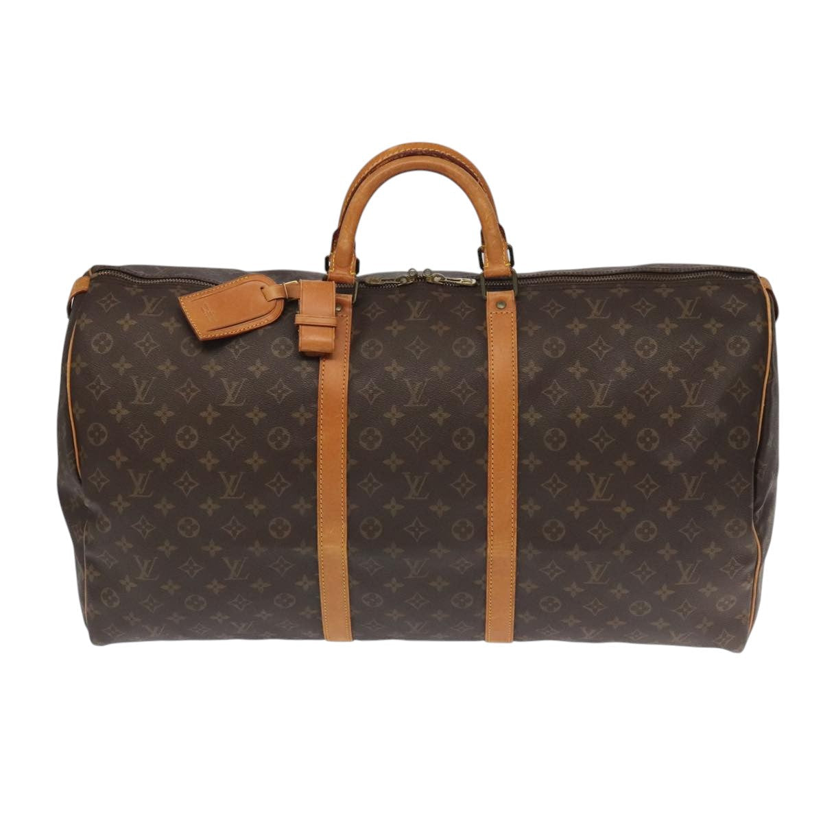 LOUIS VUITTON Monogram Keepall 60 Boston Bag M41422 LV 104892