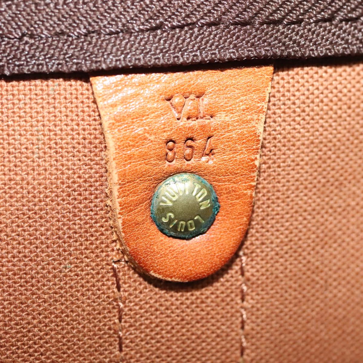 LOUIS VUITTON Monogram Keepall 60 Boston Bag M41422 LV 104892