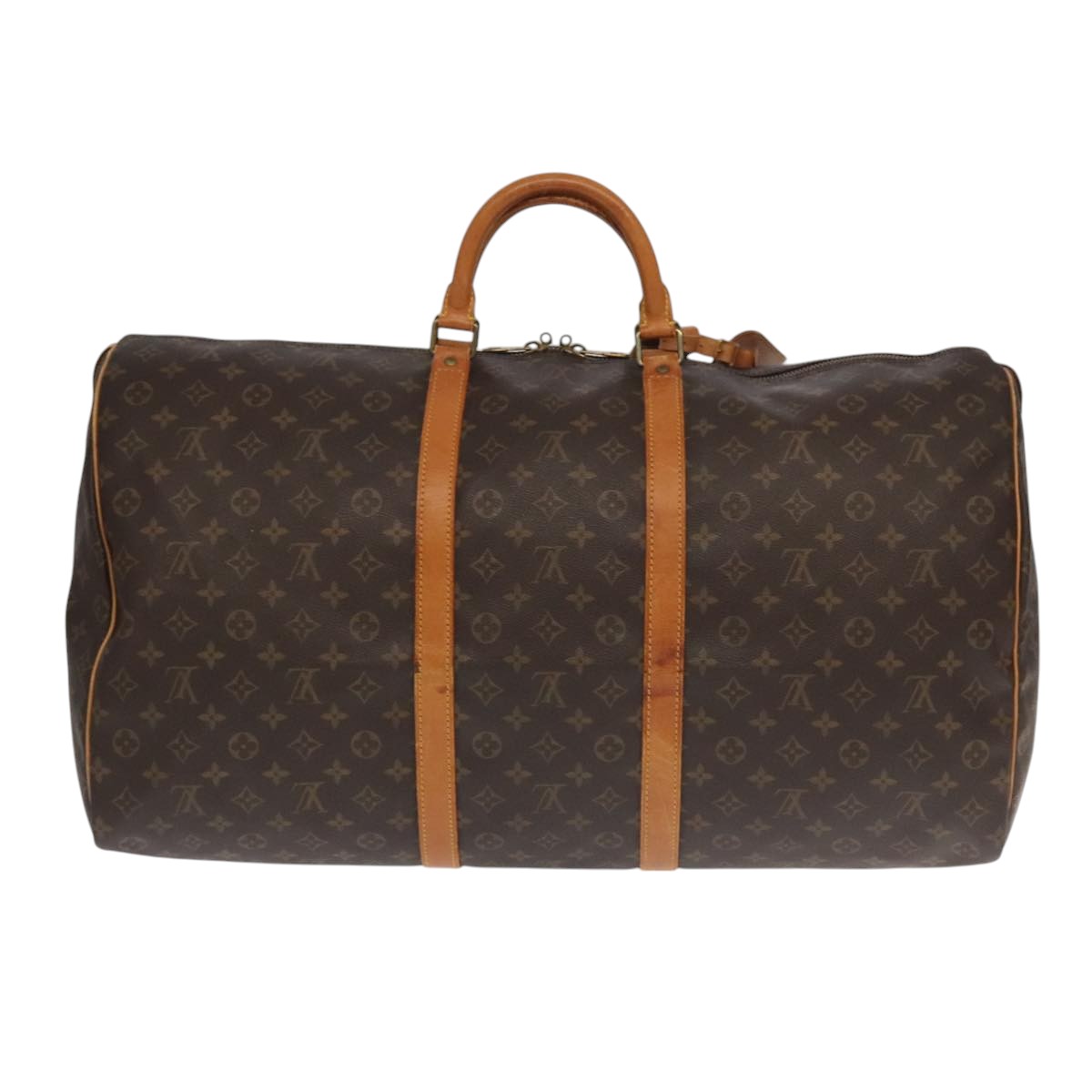 LOUIS VUITTON Monogram Keepall 60 Boston Bag M41422 LV 104892
