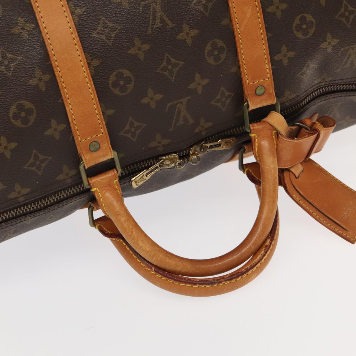 LOUIS VUITTON Monogram Keepall 60 Boston Bag M41422 LV 104892