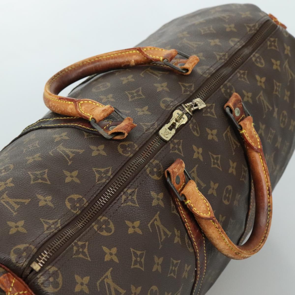 LOUIS VUITTON Monogram Keepall 50 Boston Bag M41426 LV 104906