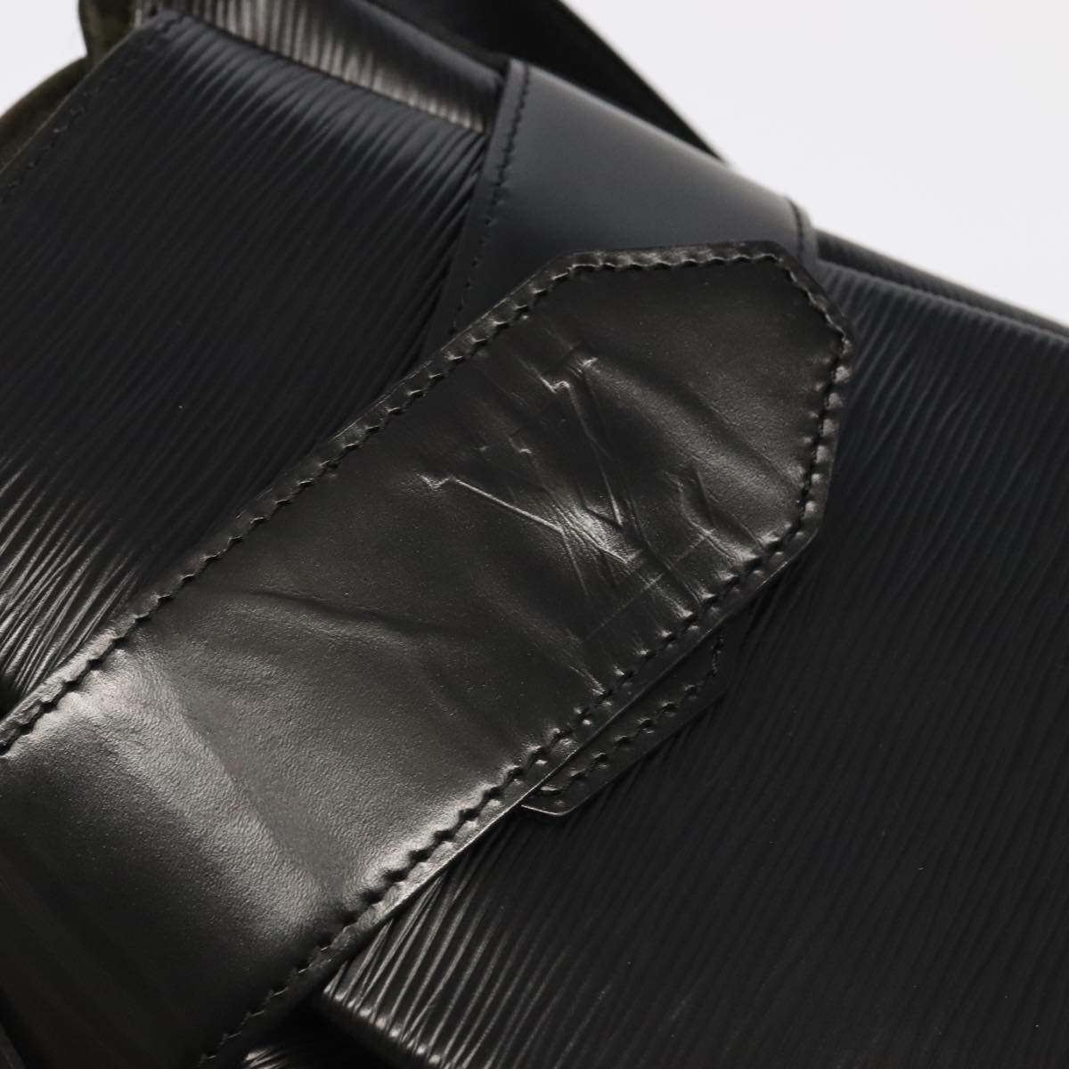 LOUIS VUITTON Epi Sac Depaule GM Shoulder Bag Black M80155 LV 104919